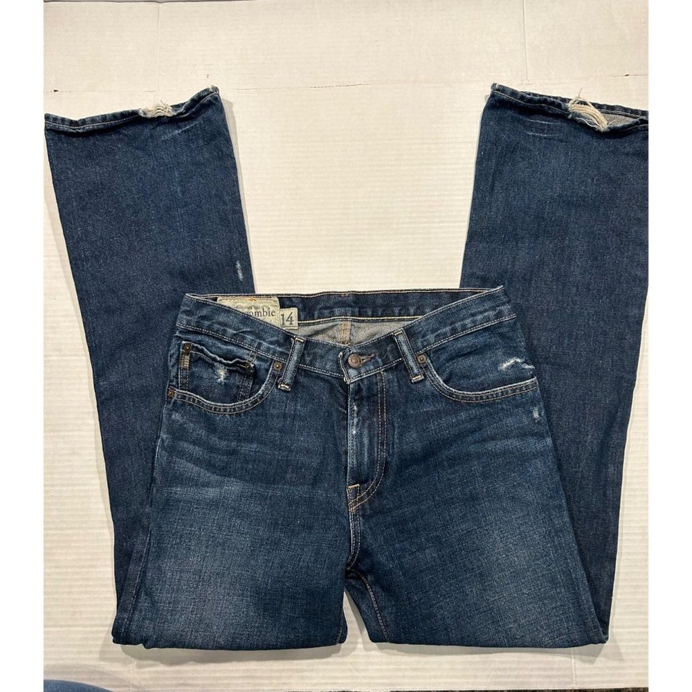 Abercrombie & Fitch Womens Baxter‎ Low Rise Slim Boot Jeans Size 14